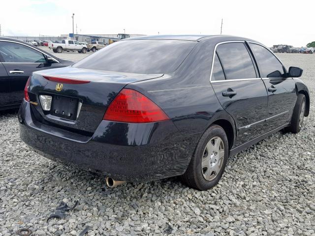 JHMCM56457C017229 - 2007 HONDA ACCORD LX BLACK photo 4