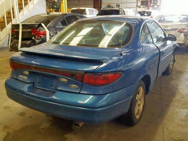 3FAFP11323R125791 - 2003 FORD ESCORT ZX2 BLUE photo 4