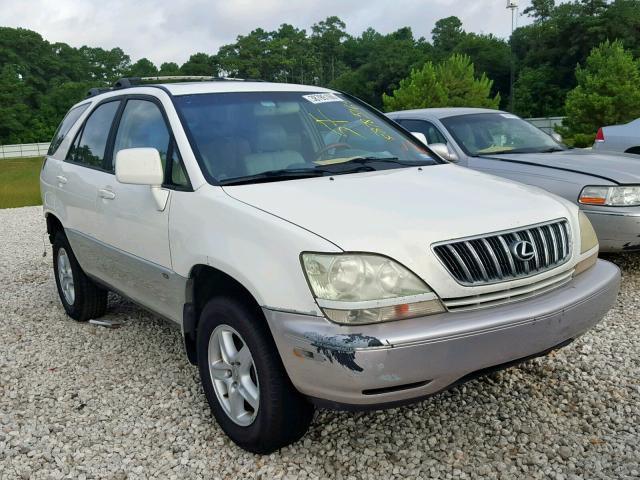 JTJGF10U010103858 - 2001 LEXUS RX 300 WHITE photo 1