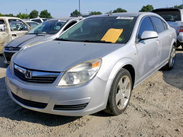 1G8ZS57BX9F182848 - 2009 SATURN AURA XE SILVER photo 2