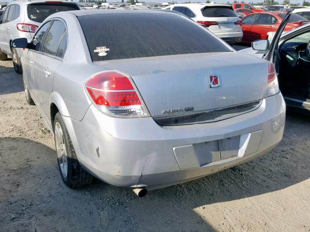 1G8ZS57BX9F182848 - 2009 SATURN AURA XE SILVER photo 3