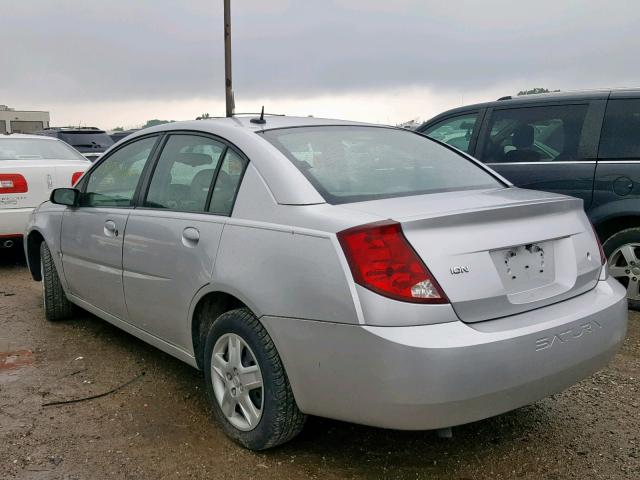 1G8AJ55F77Z200529 - 2007 SATURN ION LEVEL SILVER photo 3