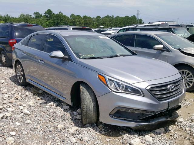 5NPE34AF7HH583690 - 2017 HYUNDAI SONATA SPO SILVER photo 1