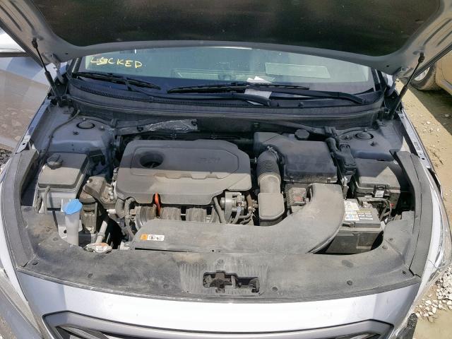 5NPE34AF7HH583690 - 2017 HYUNDAI SONATA SPO SILVER photo 7