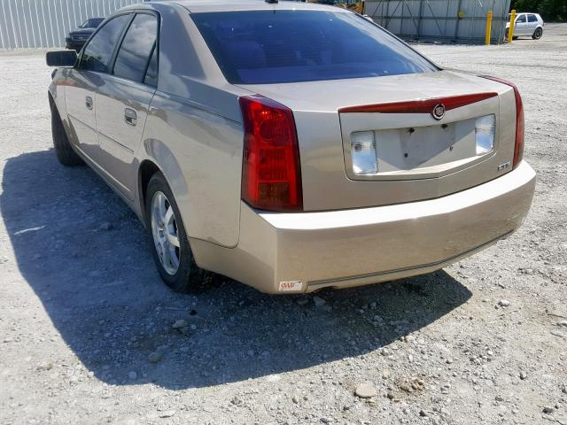 1G6DP577360200136 - 2006 CADILLAC CTS HI FEA BEIGE photo 3