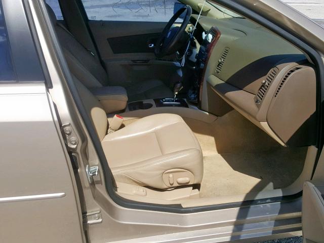 1G6DP577360200136 - 2006 CADILLAC CTS HI FEA BEIGE photo 5