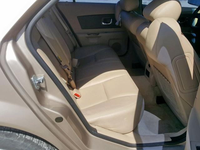 1G6DP577360200136 - 2006 CADILLAC CTS HI FEA BEIGE photo 6