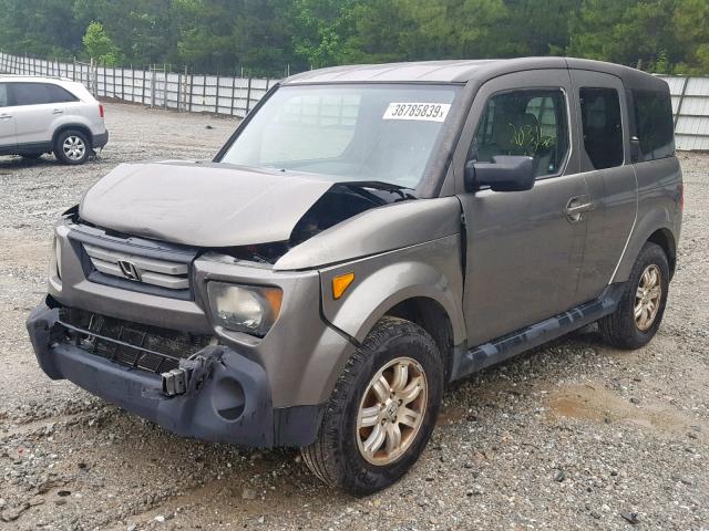 5J6YH28788L014788 - 2008 HONDA ELEMENT EX GRAY photo 2