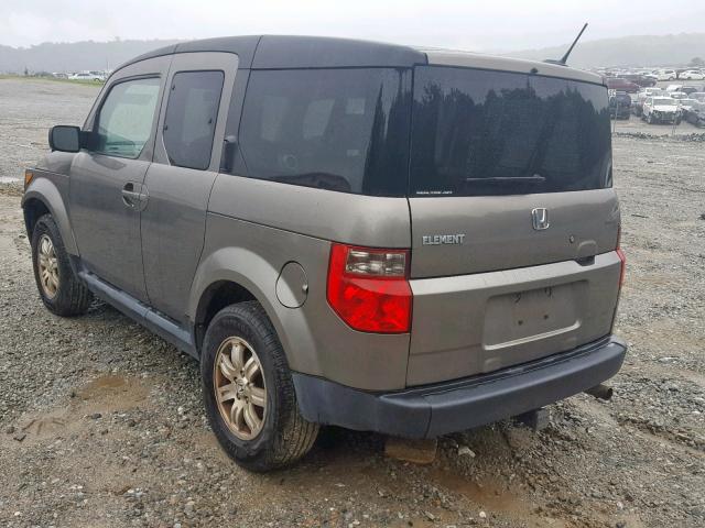 5J6YH28788L014788 - 2008 HONDA ELEMENT EX GRAY photo 3