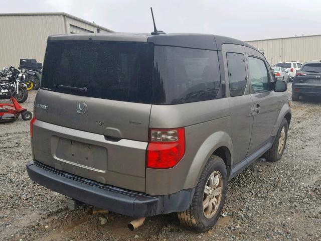 5J6YH28788L014788 - 2008 HONDA ELEMENT EX GRAY photo 4