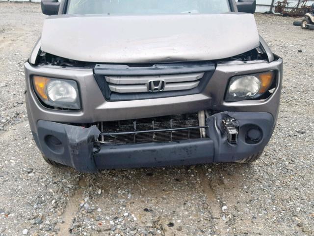 5J6YH28788L014788 - 2008 HONDA ELEMENT EX GRAY photo 9