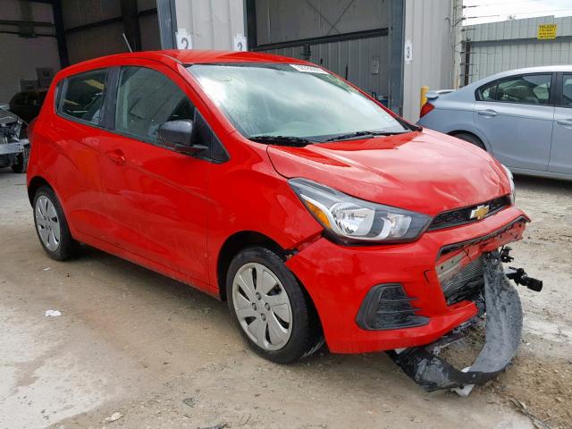 KL8CB6SA3GC565702 - 2016 CHEVROLET SPARK LS RED photo 1