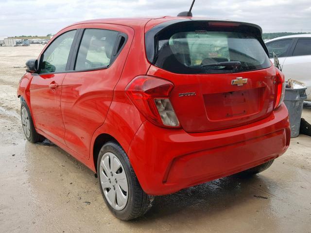 KL8CB6SA3GC565702 - 2016 CHEVROLET SPARK LS RED photo 3