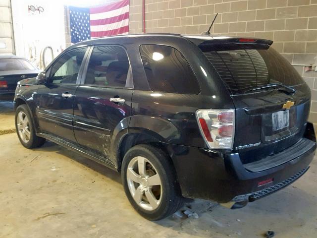 2CNDL737286029654 - 2008 CHEVROLET EQUINOX SP BLACK photo 3