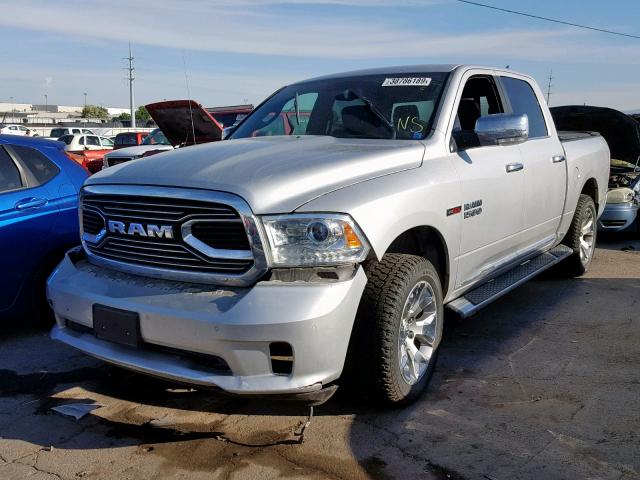 1C6RR7PM5FS730358 - 2015 RAM 1500 LONGH SILVER photo 2