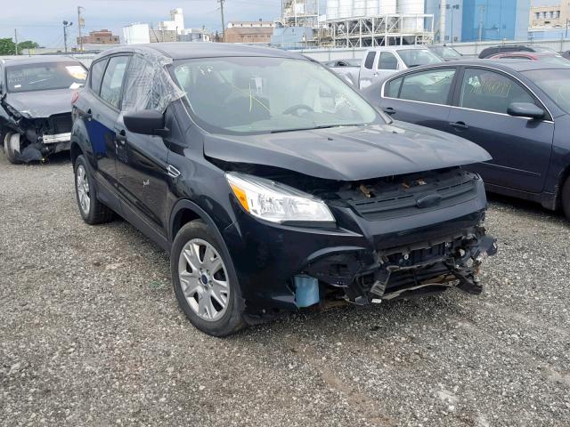 1FMCU0F79DUA92726 - 2013 FORD ESCAPE S BLACK photo 1