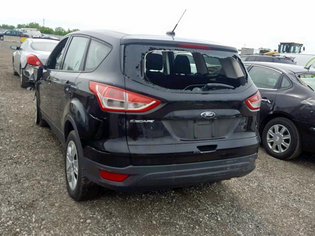 1FMCU0F79DUA92726 - 2013 FORD ESCAPE S BLACK photo 3