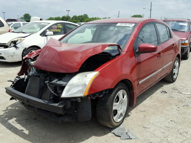 3N1AB6AP3AL633340 - 2010 NISSAN SENTRA 2.0 RED photo 2