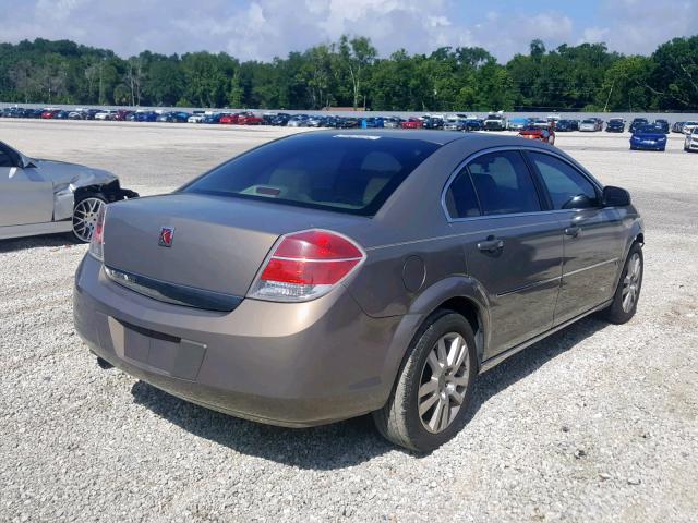 1G8ZS57NX7F154829 - 2007 SATURN AURA XE GOLD photo 4