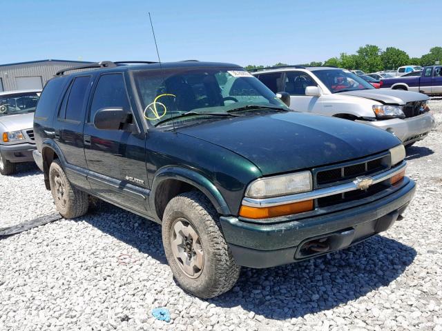 1GNDT13X53K144862 - 2003 CHEVROLET BLAZER GREEN photo 1