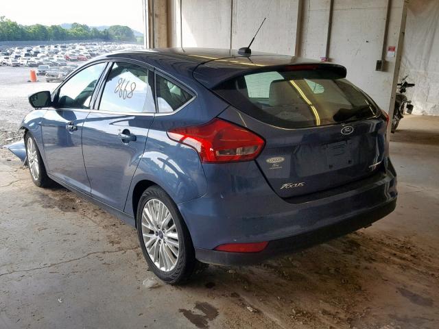 1FADP3N28JL243070 - 2018 FORD FOCUS TITA BLUE photo 3