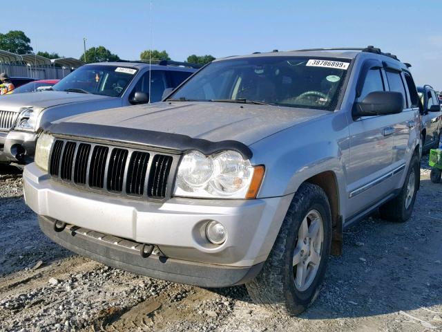 1J4HR58225C594098 - 2005 JEEP GRAND CHER SILVER photo 2