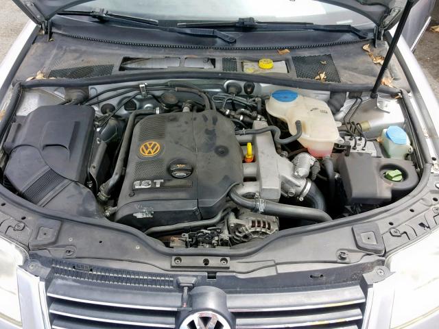 WVWPD63B93P384858 - 2003 VOLKSWAGEN PASSAT GLS SILVER photo 7