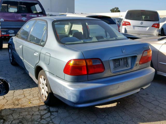 2HGEJ6619YH526478 - 2000 HONDA CIVIC BASE Mavi foto 3