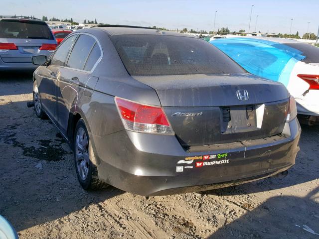 JHMCP26808C037768 - 2008 HONDA ACCORD EXL GRAY photo 3