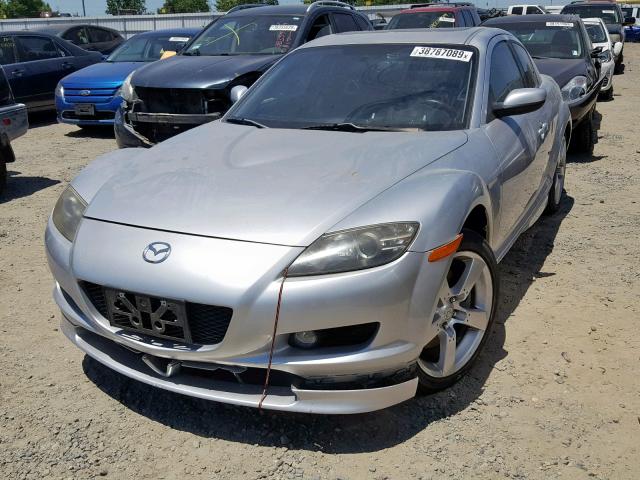 JM1FE173540116902 - 2004 MAZDA RX8 SILVER photo 2