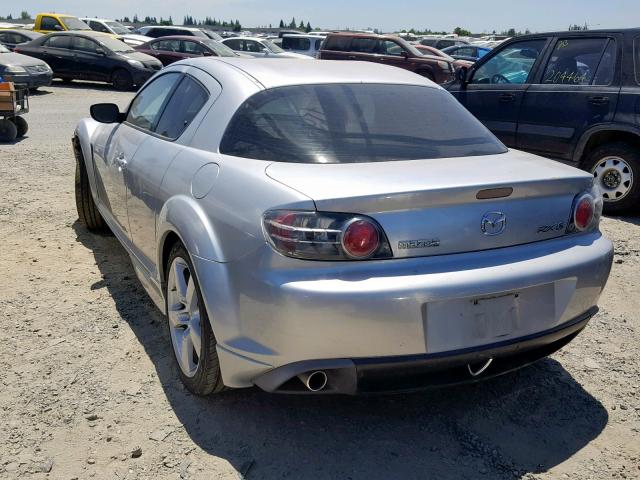 JM1FE173540116902 - 2004 MAZDA RX8 SILVER photo 3