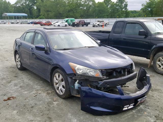 1HGCP26888A101604 - 2008 HONDA ACCORD EXL BLUE photo 1