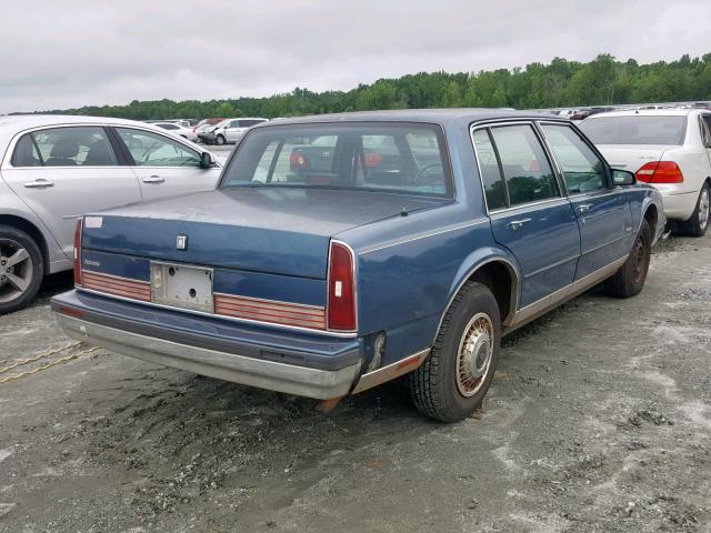 1G3CX54C1K1342953 - 1989 OLDSMOBILE 98 REGENCY BLUE photo 4