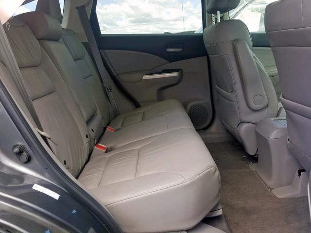 2HKRM4H77DH670836 - 2013 HONDA CR-V EXL GRAY photo 6