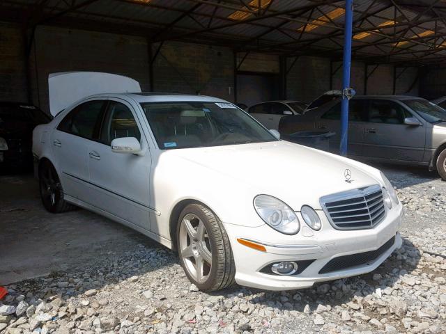 WDBUF56X59B376422 - 2009 MERCEDES-BENZ E 350 WHITE photo 1