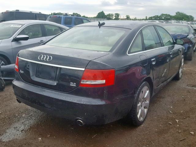 WAUDG74FX5N058466 - 2005 AUDI A6 3.2 QUA BLACK photo 4