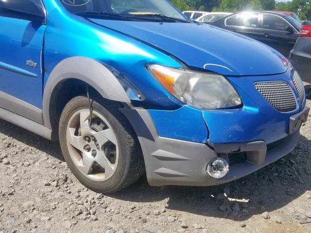 5Y2SL65898Z405167 - 2008 PONTIAC VIBE BLUE photo 9