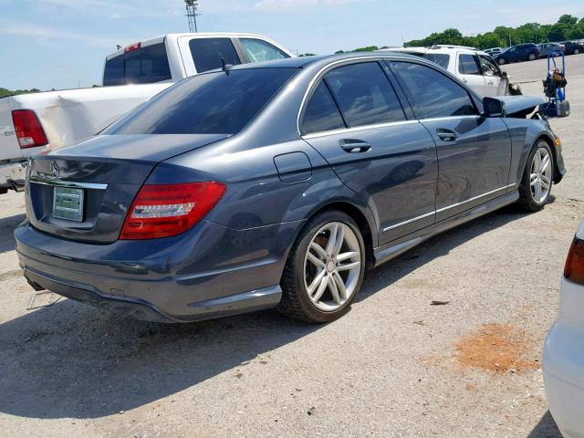 WDDGF4HB8DA788039 - 2013 MERCEDES-BENZ C 250 GRAY photo 4