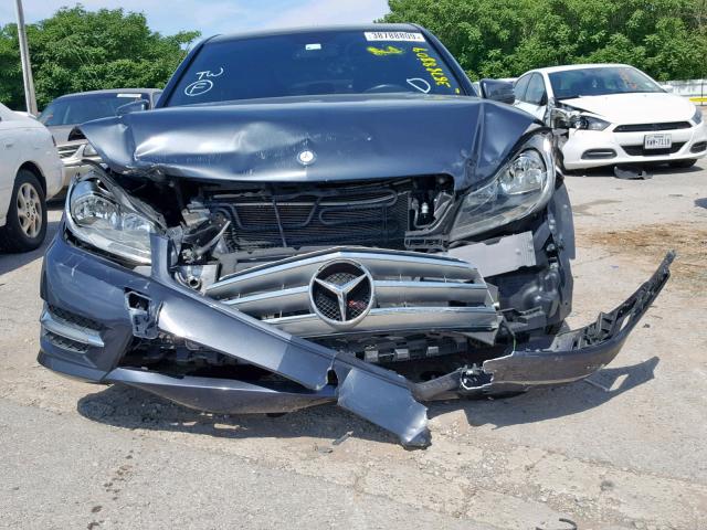 WDDGF4HB8DA788039 - 2013 MERCEDES-BENZ C 250 GRAY photo 9