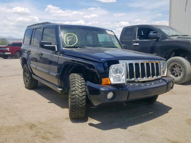 1J8HG48K26C180819 - 2006 JEEP COMMANDER BLUE photo 1