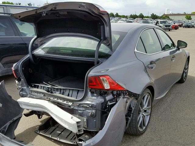 JTHCE1D25G5010535 - 2016 LEXUS IS 350 GRAY photo 4