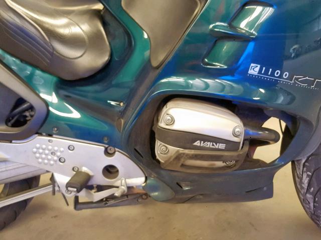 WB10418A8XZC66265 - 1999 BMW R1100 RT TURQUOISE photo 7