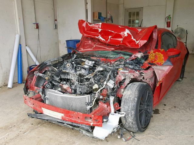 JF1ZNAA16D2724152 - 2013 TOYOTA SCION FR-S RED photo 2