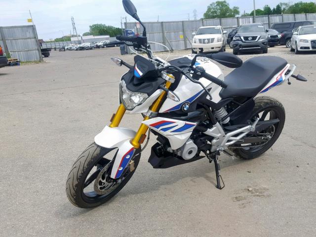 WB30G1107KR857922 - 2019 BMW G310 R WHITE photo 2