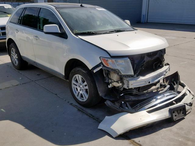 2FMDK38C78BA97358 - 2008 FORD EDGE SEL WHITE photo 1