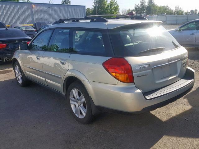 4S4BP67C454373433 - 2005 SUBARU LEGACY OUT TAN photo 3