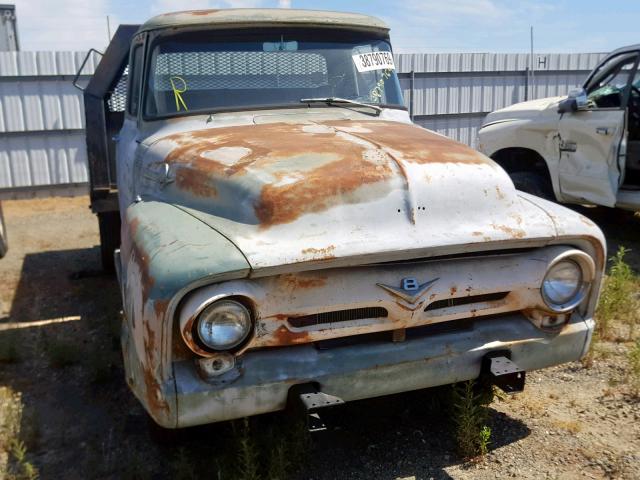 F35V6N26157 - 1956 FORD PICKUP GRAY photo 1