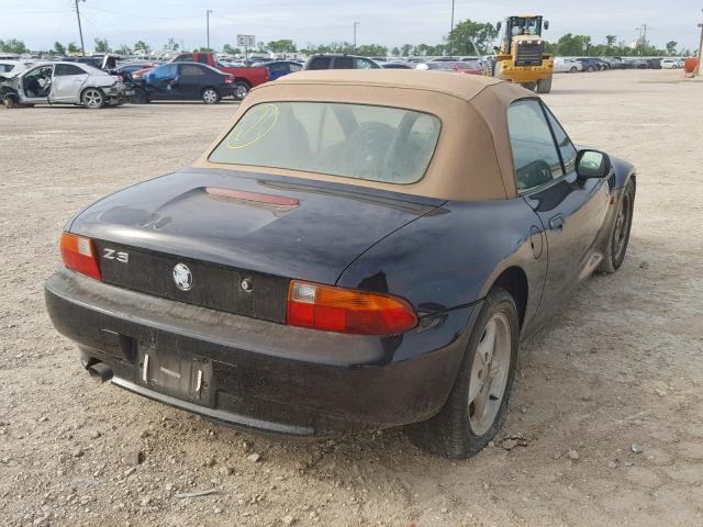 4USCH7320WLD15803 - 1998 BMW Z3 1.9 BLACK photo 4