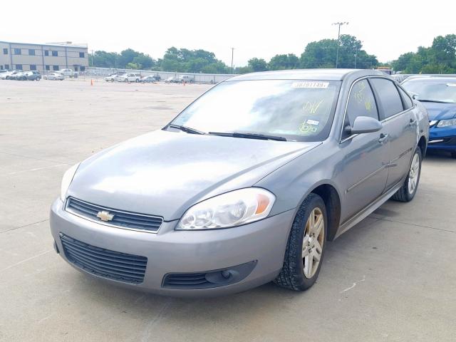 2G1WC57M391122692 - 2009 CHEVROLET IMPALA 2LT GRAY photo 2