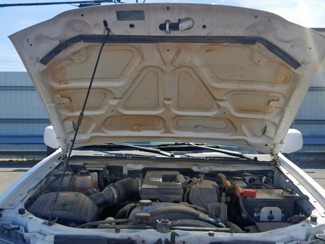 1GCJTCFE1C8149538 - 2012 CHEVROLET COLORADO L WHITE photo 7